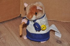 Vintage Gemmy Hamster Singing We are the Champions with Football Rattle