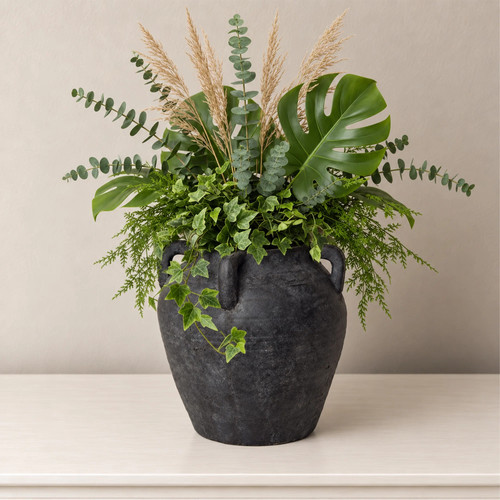 Large black stone - large,