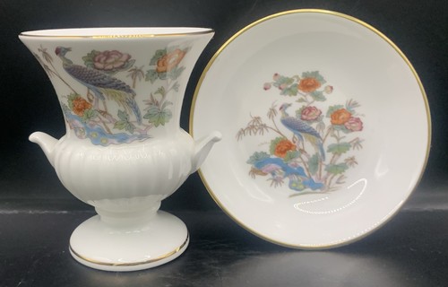 Wedgwood kutani crane vase - kutani, and