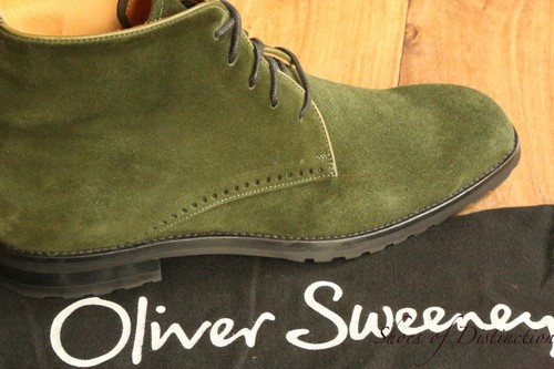 Oliver sweeney green suede - sweeney,