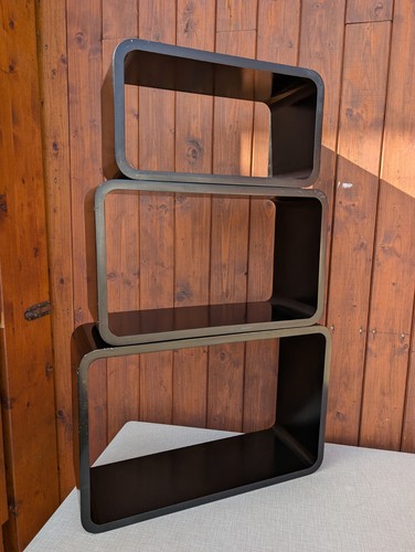 Vintage cube bookcase 70s wall - vintage,