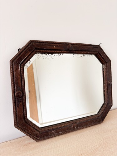 Vintage solid oak wood hanging - solid,