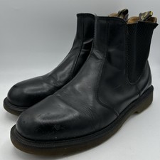 Dr Martens Chelsea Boots Vintage 2976 Made In England Black Uk Size 9