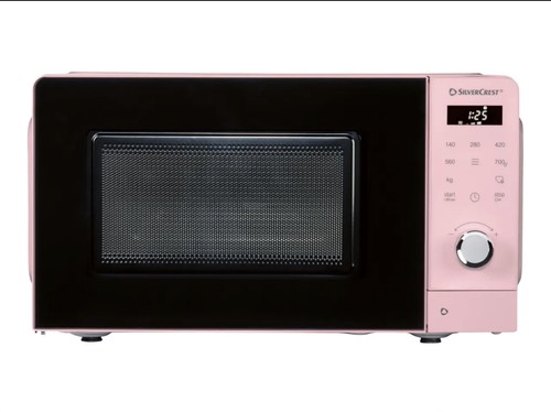 Silvercrest pink microwave - pink, microwave-