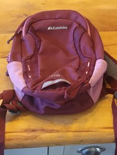 Eurohike Ratio 10 Backpack Maroon/Pink for Hiking, Cycling, Running