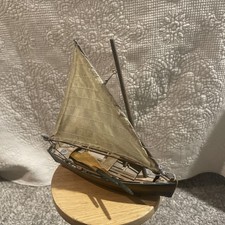 9" Vintage Wooden Detailed