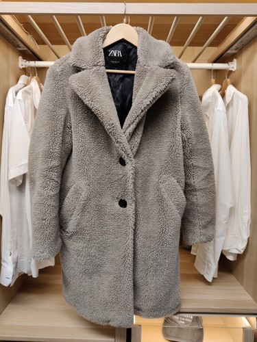 Zara coat oversized - xs, taupe