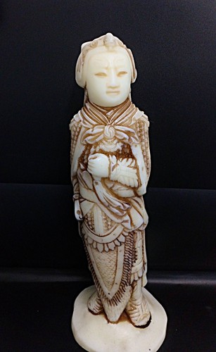 Vintage chinese carved waxed - vintage,