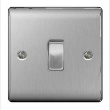 Brushed Steel Chrome Switches