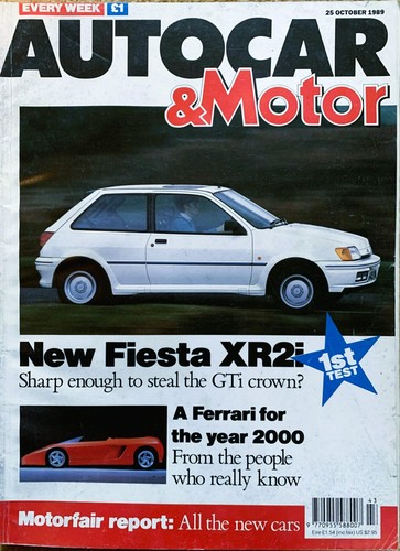 Autocar magazine oct - autocar, 25-oct-89