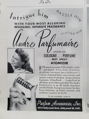1947 andre parfumaire perfume - andre,