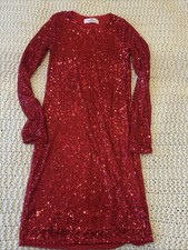 H&M Red Sequin Dress - Size