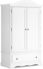 Luxury White Double Wardrobe