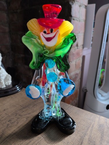 Murano glass clown - murano,
