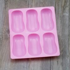 6-Cavity Rectangle Oval Soap Mold Tray for Silicone Mould Homemade DIY Making