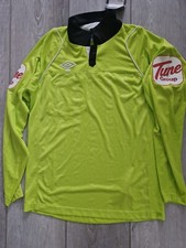Umbro 2010/11 Electric Green L/S Football Referee Shirt Mens Size Large