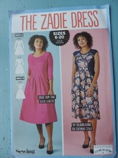 The Zadie dress Tilly and the buttons sewing pattern size 6 - 20 colour blocking