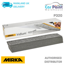 Mirka P320 Iridium H&L Perforated Abrasive Block Sanding Strips 70x400mm 50pcs