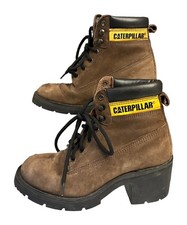 Caterpillar womens brown suede - caterpillar,