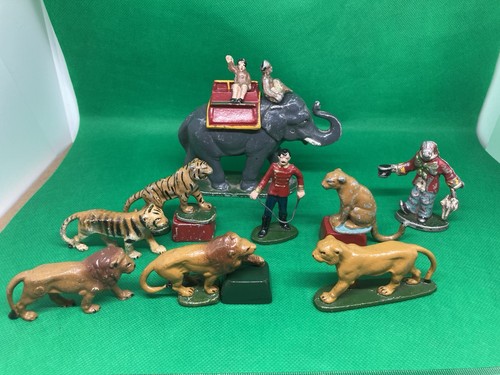 Circus elephant ride - and, lion