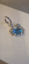 S925 Sterling Silver Blue Crab