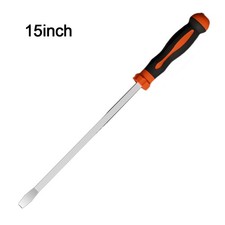 High Carbon Steel Large Screwdriver Extended Flat Head PVC Antislip Grip