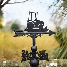 Cast Iron Tractor Weathervane