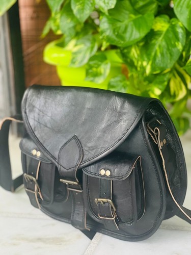 Vintage saddle bag genuine - vintage,