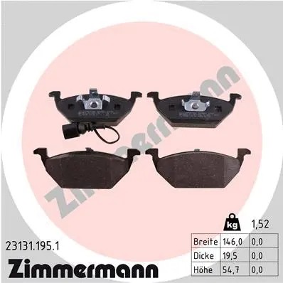 Front brake pad set disc - brake,