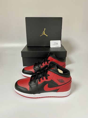 Jordan mid black gym red - 1,