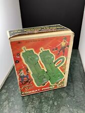 1965 JOHNNY SEVEN COMBAT PHONE SET IN ORIGINAL BOX BY TOPPER TOYS!