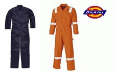 DICKIES DUPONT NOMEX FIRE RETARDANT LIGHTWEIGHT BOILER SUIT COVERALLS OVERALLS