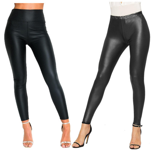 Women wet look pvc - wet, high