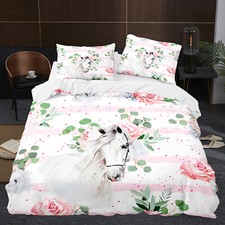 Animal Horse Garden Duvet