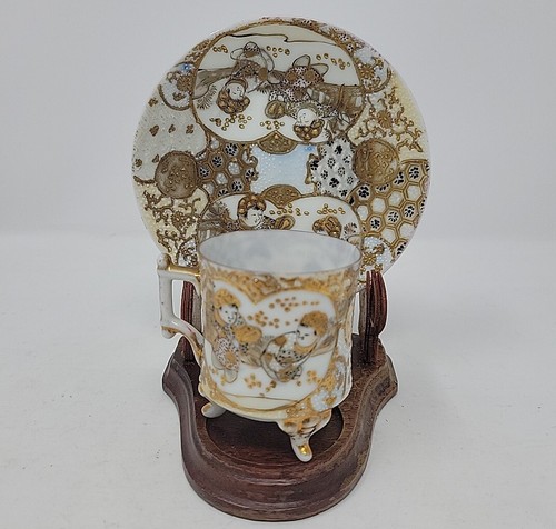 Antique japanese satsuma - japanese, cup