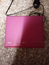 Pink Bush Compact Scart DVD Player with Remote Control Tested Working