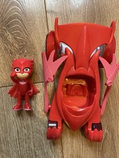 PJ Masks Owlette Deluxe Vehicle Preschool Toy, Owl Glider Car with Owlette