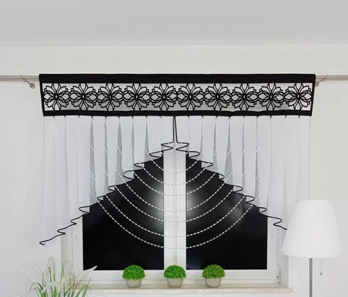 Modern sheer valance with - modern,