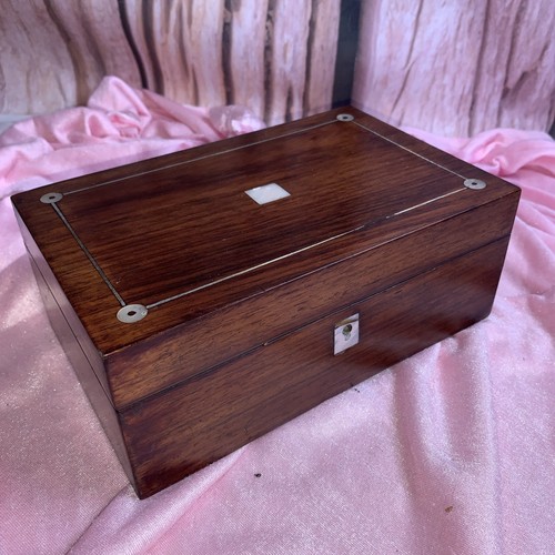 Antique rosewood and mother - mother, of