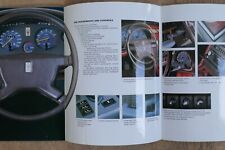 Maserati 425 Saloon Premium Glossy Sales Brochure from Circa 1986. English Text 