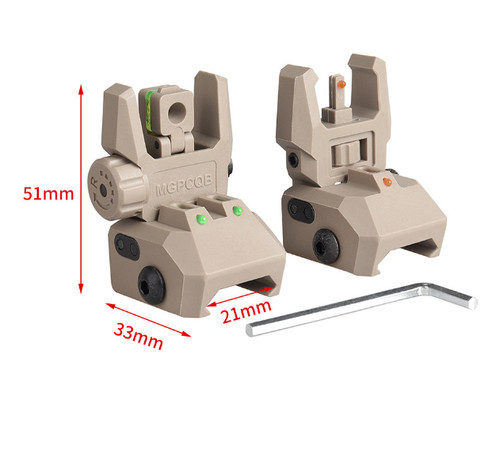 Foldable iron sights - foldable,