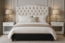 Pair of White Bedside Cabinets