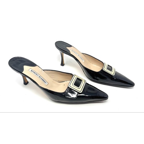 Manolo blahnik maysale patent - blahnik,