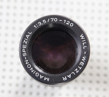 WILL-WETZLAR Maginon-Spezial 1:3.5 / 70-120 Slide Projector Lens