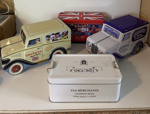 Vintage tin bundle cadbury - vintage,
