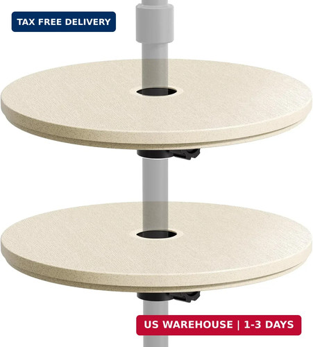 Umbrella table - umbrella, side