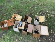 Vintage Microscopes Job Lot Ex School Science Lab Boxed Untested 