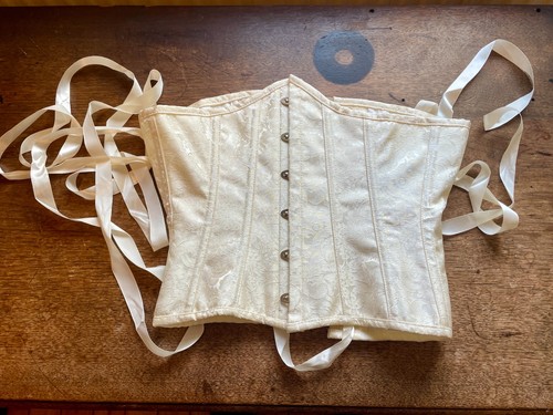 Corset story cream brocade - corset,