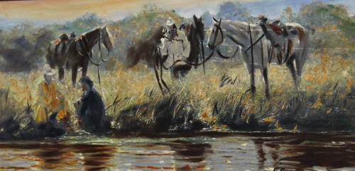 Signed 20th century oil - signed,
