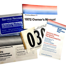 1972 AMC GREMLIN OWNERS MANUAL